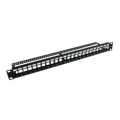 "MicroConnect 19 Blank Patch Panel 24-Port - Durable & Efficient Network Solution (PP-004BLANK)"